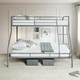 thumbnail image 5 of Naomi Home Twin Over Full Metal Bunk Bed, Gray, 5 of 14