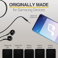 thumbnail image 5 of ElloGear OEM Earbuds Stereo Headphones for Samsung Galaxy S10 S10e Plus A31 A71 Cable - Designed by AKG - with Microphone and Volume Buttons (Black), 5 of 5