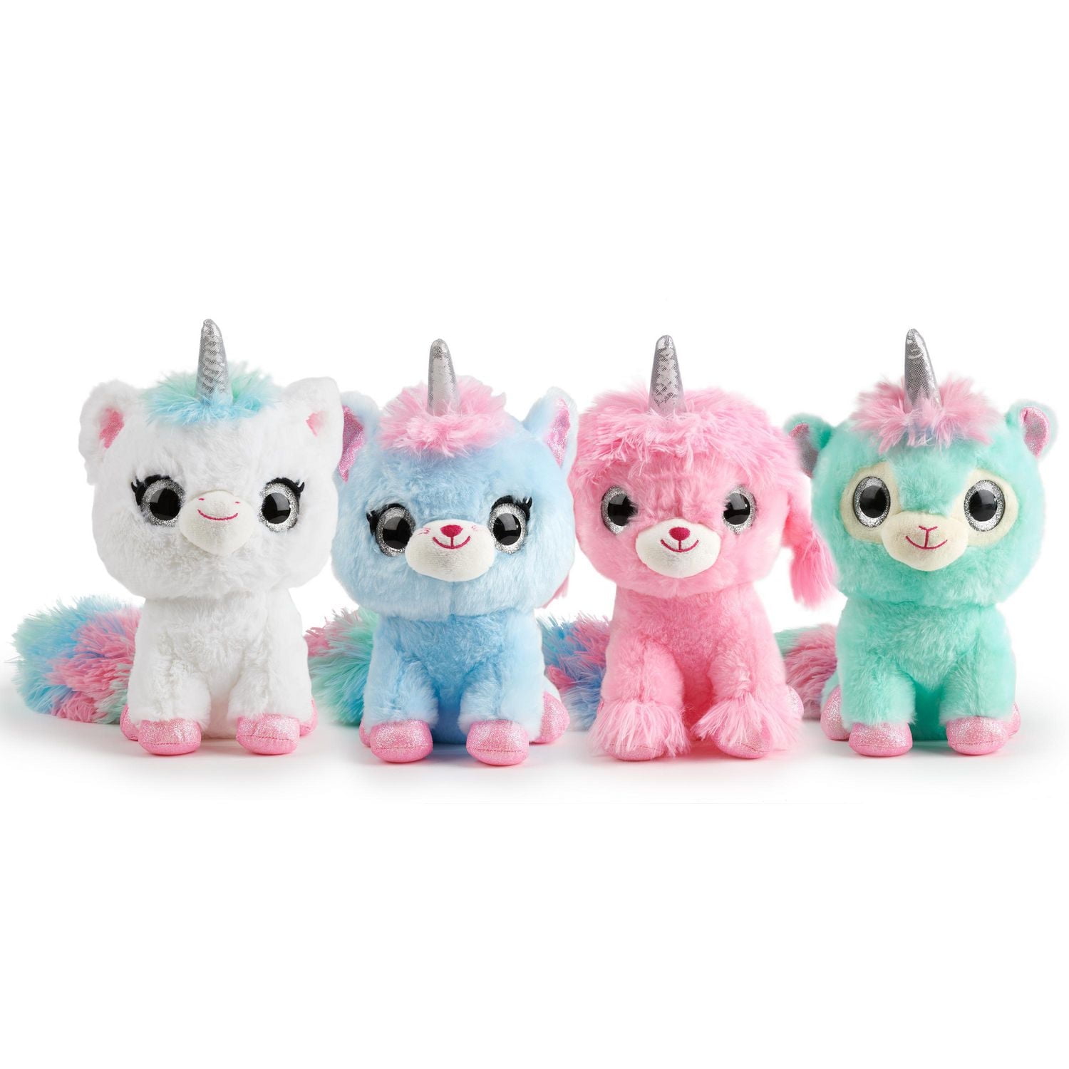 Ploosh Glowcorns – Peluche interactive Kittycorn avec corne lumineuse