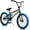 Black with Blue Tires, variant on cubsala 20 in Freestyle BMX Kids Bike for Age 6-14 Years Old Boys Girls , Black & Green