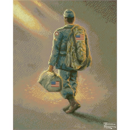 UPC: 4895225923168 | DIAMOND DOTZ® Thomas Kinkade Heading Home Diamond Painting Kit