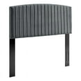 thumbnail image 2 of Modway Rebecca Modern Performance Velvet Full/Queen Headboard in Charcoal, 2 of 12