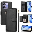 thumbnail image 3 of Funda para OPPO A40 4G Cartera de Mano con Cremallera y Correa Cruzada Desmontable, 3 of 5