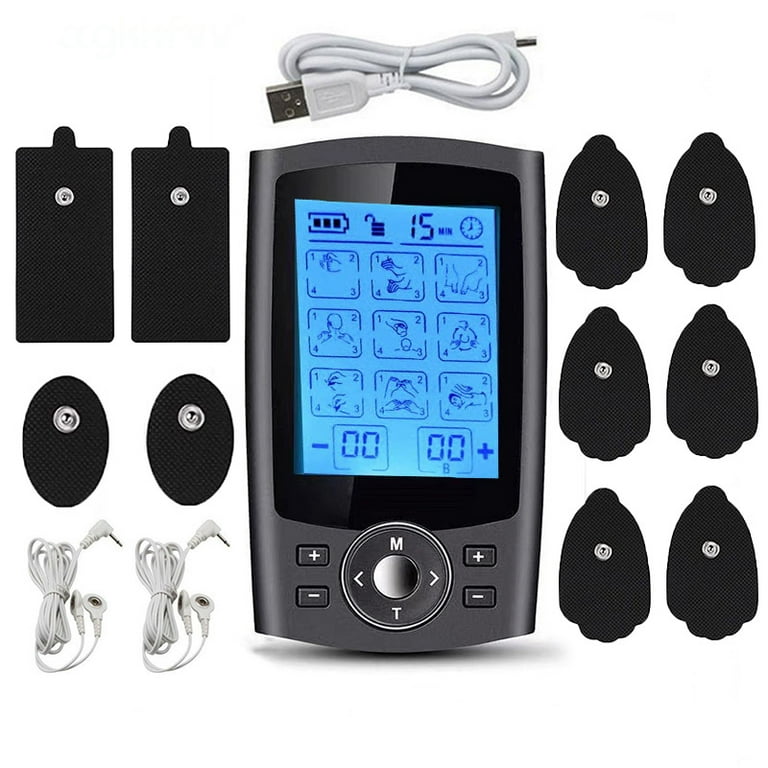 Dual Channel Tens Unit Muscle Massager Machine With 16 Modes - Temu