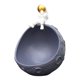 thumbnail image 1 of Caja de almacenamiento decorativa con forma de astronauta, bandeja plana, adorno para joyería, escultura Gris, 1 of 6