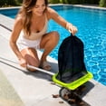 thumbnail image 6 of WaterJingle Pool Leaf Rake Skimmer Net Deep Fine Mesh Bag Aluminum Pole 10.5ft, 6 of 6