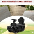 thumbnail image 2 of Kepooman Kids Toddler Trolley, Kids Electric Car, 3-In-1 Kids Ride on Mercedes Benz G350 Push Car with Canopy,Black, 2 of 11
