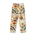 thumbnail image 4 of Kll Mens Pajama Pants For Men,Mens Lounge Pants,Funny Gifts For Men,Men'S Pajama Bottoms-Mushrooms And Rainbows Peace, 4 of 9