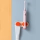 thumbnail image 4 of Soporte para cepillos de dientes de baño, estante de almacenamiento multifuncional montado en la pared para cepillos de dientes para el hogar, color rosa y naranja, 4 of 4