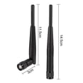 thumbnail image 3 of Eightwood 5dBi 2.4GHz RP-TNC Male WiFi Antenna Black Compatible with Trimble Robotic Total Stations Wireless Router Linksys WRT54G WRT54G, 3 of 7