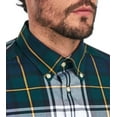 thumbnail image 4 of Barbour Mens Highland Check 33 Tailored Fit Shirt X-Large Green, 4 of 4