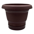 thumbnail image 1 of Maceta Plastictrends Florencia 8 Pulgadas Chocolate, 1 of 3