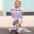 thumbnail image 3 of Miangastore 1 Set Plastic Kids Bike Front Handlebar Basket Practical Scooter Storage Basket, 3 of 9