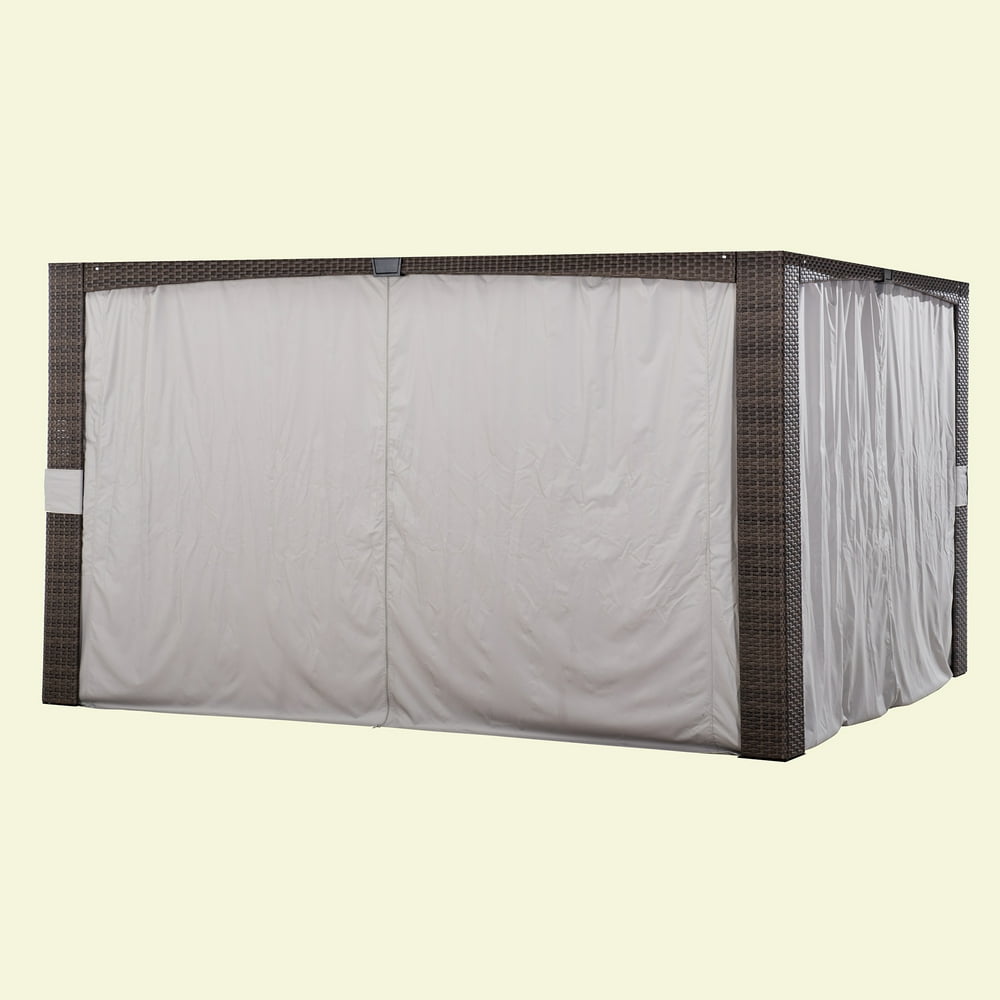 Sunjoy Replacement Curtain For 10'x12' Augusta Wicker Gazebo, Original