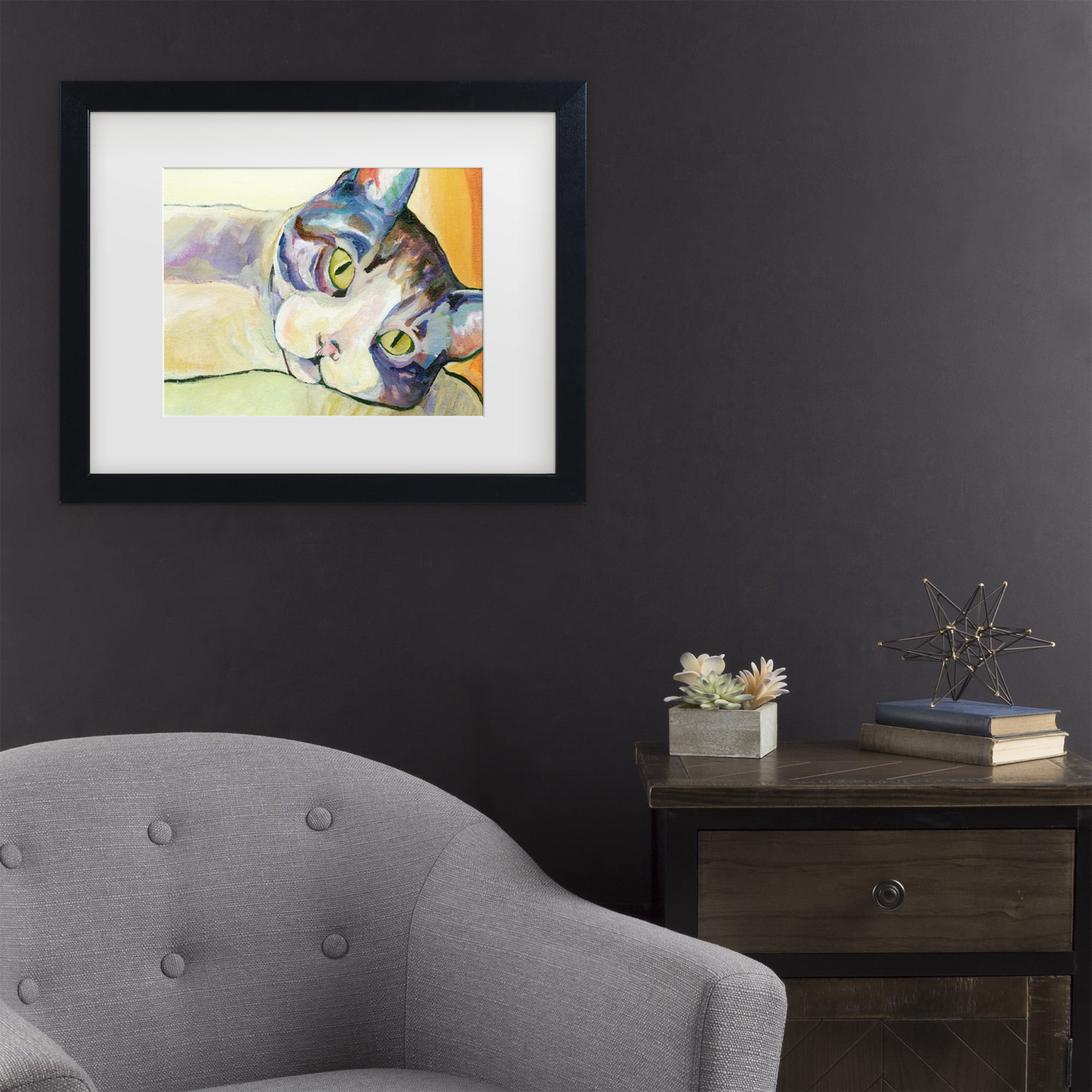 Trademark Fine Art 'Sunbather' Canvas Art by Pat Saunders-White