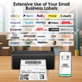 thumbnail image 4 of Shipping Label Printer, 4x6 Thermal Bluetooth Label Printer for Small Business Office Home, Compatible with iOS, Android, Mac, Windows, Chrome, Used, 4 of 8