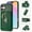 Green, variant on Mantto Case for iPhone 16, Women Wallet Cover with Crossbody Adjustable Shoulder Strap, Zipper Premium PU Leather Magnetic Back Flip Card Pocket Phone Case For iPhone 16, Rosegold