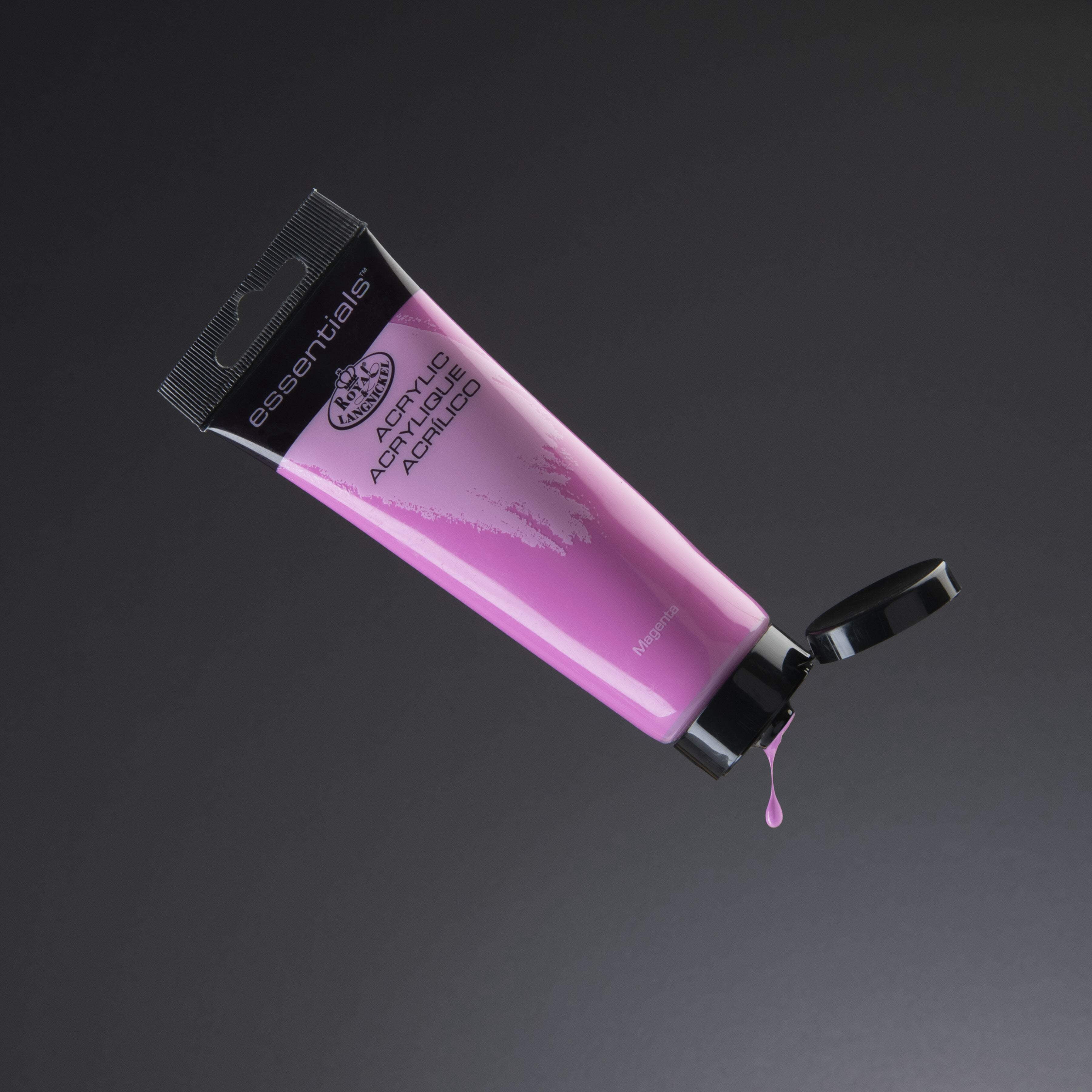 (2 pack) Royal & Langnickel Essentials 120ml Magenta Acrylic Artist Paint