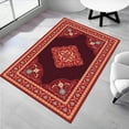 thumbnail image 3 of LaModaHome Modern Meets Vintage Persian Rug – Machine-Washable, Kid-Safe Non-Slip Mat for Stylish Home Decor, 3 of 5