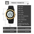 thumbnail image 6 of Women's Fashion Sports Digital Watch - Multifunctional Alarm Clock, Water-Resistant, Perfect for Students, 6 of 6