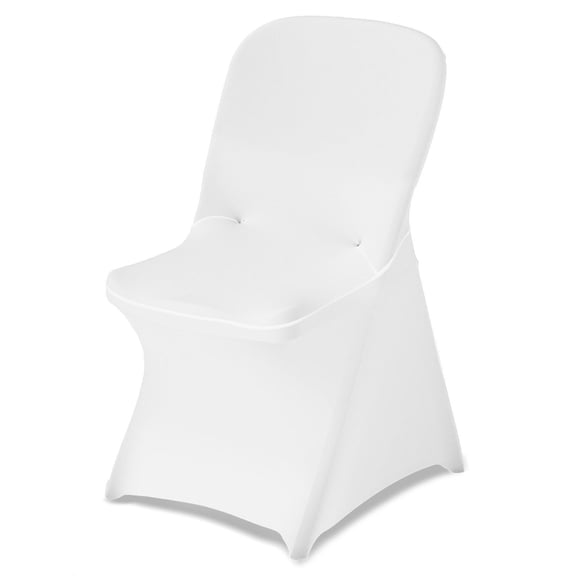 30 Pcs Stretchable White Chair Covers - Universal Fit for Banquet Dining Chairs up to 33.86" High, Easy Slipcovers for Events