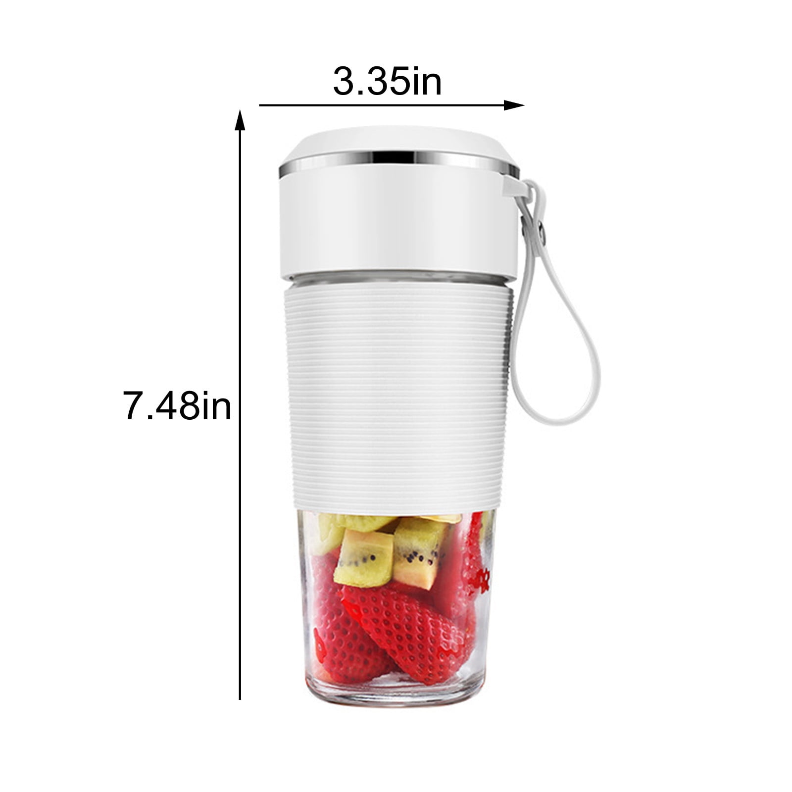 Dengmore Portable Blenders Personal Blenders For Shakes And Smoothies Fruit Juicer USB Rechargeable With 6 Blades Handheld Blenders For Sports Travel And Outdoors