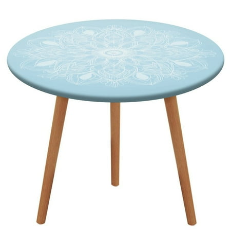 

Bohemian Mandala (126) Pattern Round Tablecloth Waterproof Elastic Table Clothes for Dining Table Cute Desk Decor Protector Cover