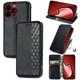 thumbnail image 1 of Funda de cuero prensado en rejilla para iPhone 15 Pro Max, 1 of 5