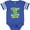 Football Blue and White, variant on Inktastic Lettuce Romaine Calm Boys or Girls Baby Bodysuit