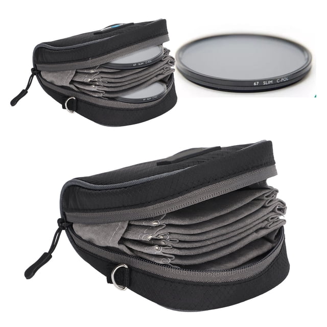 CAJA DE FILTRO, BOLSA DE FILTRO DE CÁMARA RESTENTE A ImpactO Práctica Con Correa para la Fotografía
