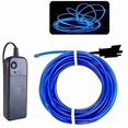 thumbnail image 2 of Paquete de baterías portátiles EL Wire MaxLax Blue de 10 m, luces de neón, 2 of 7
