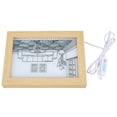 thumbnail image 2 of Pintura decorativa con luz LED, estilo anime japonés, pintura iluminada con 3 modos de iluminación, enchufe USB S 23 x 17 x 3 cm, 2 of 10