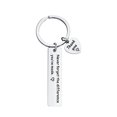 thumbnail image 2 of Birdeem Keychain Love Encouragement Inspirational Stainless Steel Keychain Gift, 2 of 5