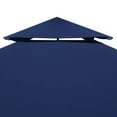 thumbnail image 3 of vidaXL Gazebo Canopy Dark Blue Polyester with PVC coating 9.8ft x 9.8ft, 3 of 5