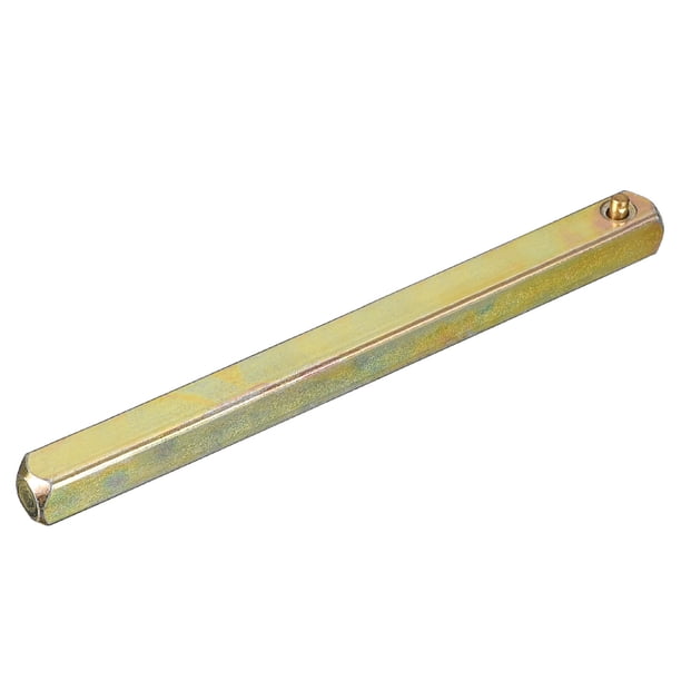 Eje de Manilla de Puerta, Husillo de 100 mm de Largo para Manilla de Puerta de Repuesto para Puertas de 6.5 mm/0.26", Husillo Recto de Puerta Vintage, Dorado