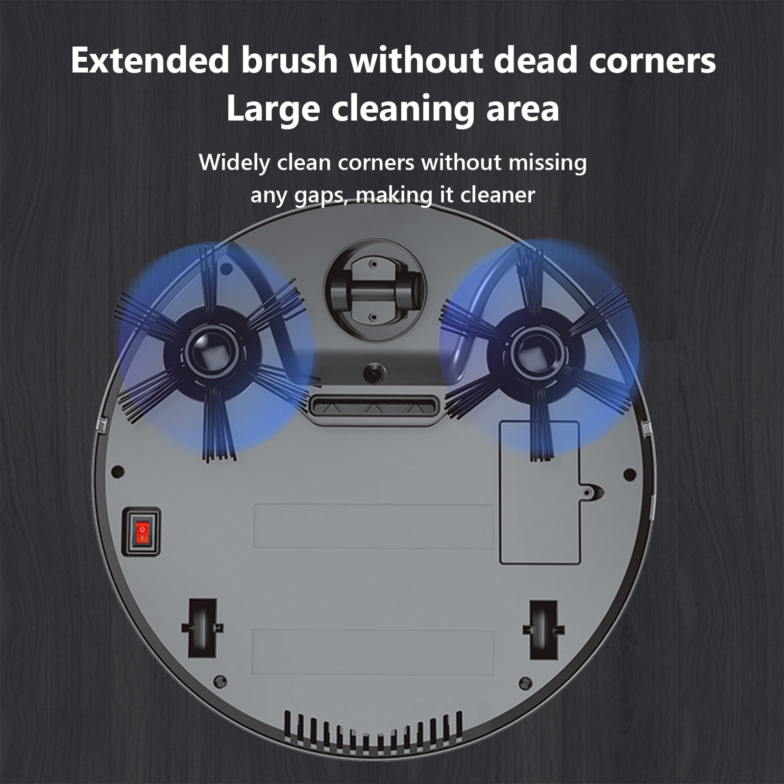 Apmemiss Clearance Robot Vacuum Cleaner, Tangle-Free, Strong Suction, Slim, Low Noise, Automatic Self-Charging, Wi-Fi/App/ Control, Ideal for Pet Hair Hard Floor and Daily Cleaning
