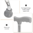 thumbnail image 3 of Bastón cuádruple ajustable para personas mayores Bastón de cuatro puntas para personas mayores Ayuda ligera para caminar para hombres y mujeres Muletas médicas para estabilidad y equilibrio, 3 of 8
