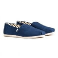 thumbnail image 2 of Toms Alpargata Men's Recycled Cotton Canvas Slip On Trainers In Navy Size 11, 2 of 4