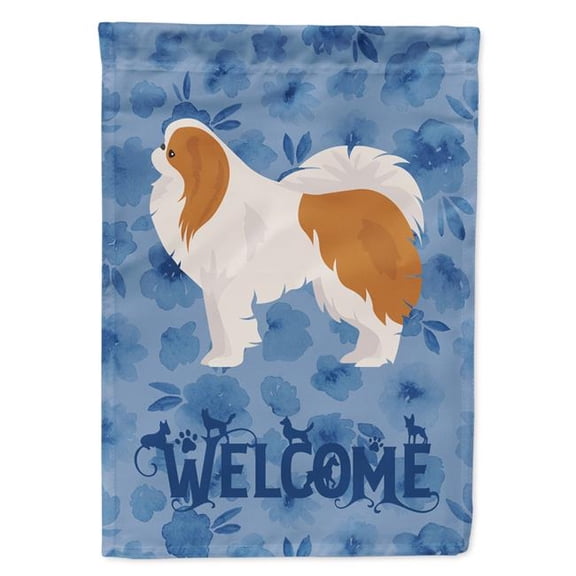 28 x 0.01 x 40 in. Japanese Chin No.1 Welcome Flag Canvas House Size