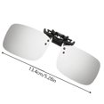 thumbnail image 2 of 180° Flip Up Polarized Over-Glass Sunglasses UV400 Glare Block TAC Lens Fit Over Myopia Glasses for Cycling Driving Outdoor Sports 5.30", 2 of 2