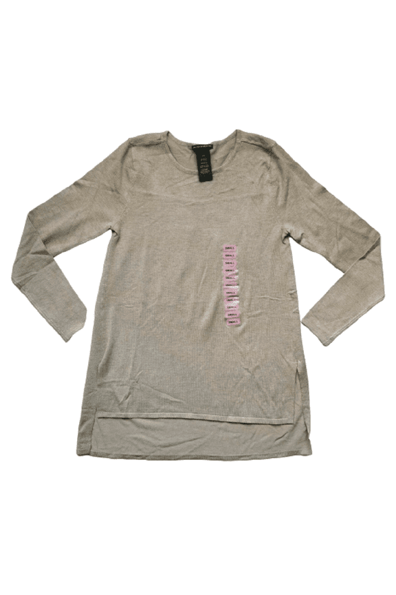 Women's Pleat Back Tunic in Sandstone Heather, XXL