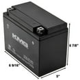 thumbnail image 3 of KMG YIX30L-BS Battery Compatible with Harley-Davidson 1450 FL, FLH Series Touring 2000-2006 Sealed Maintenance Free 12V High Performance OEM Replacement Powersport Motorcycle ATV Snowmobile Watercraft, 3 of 3