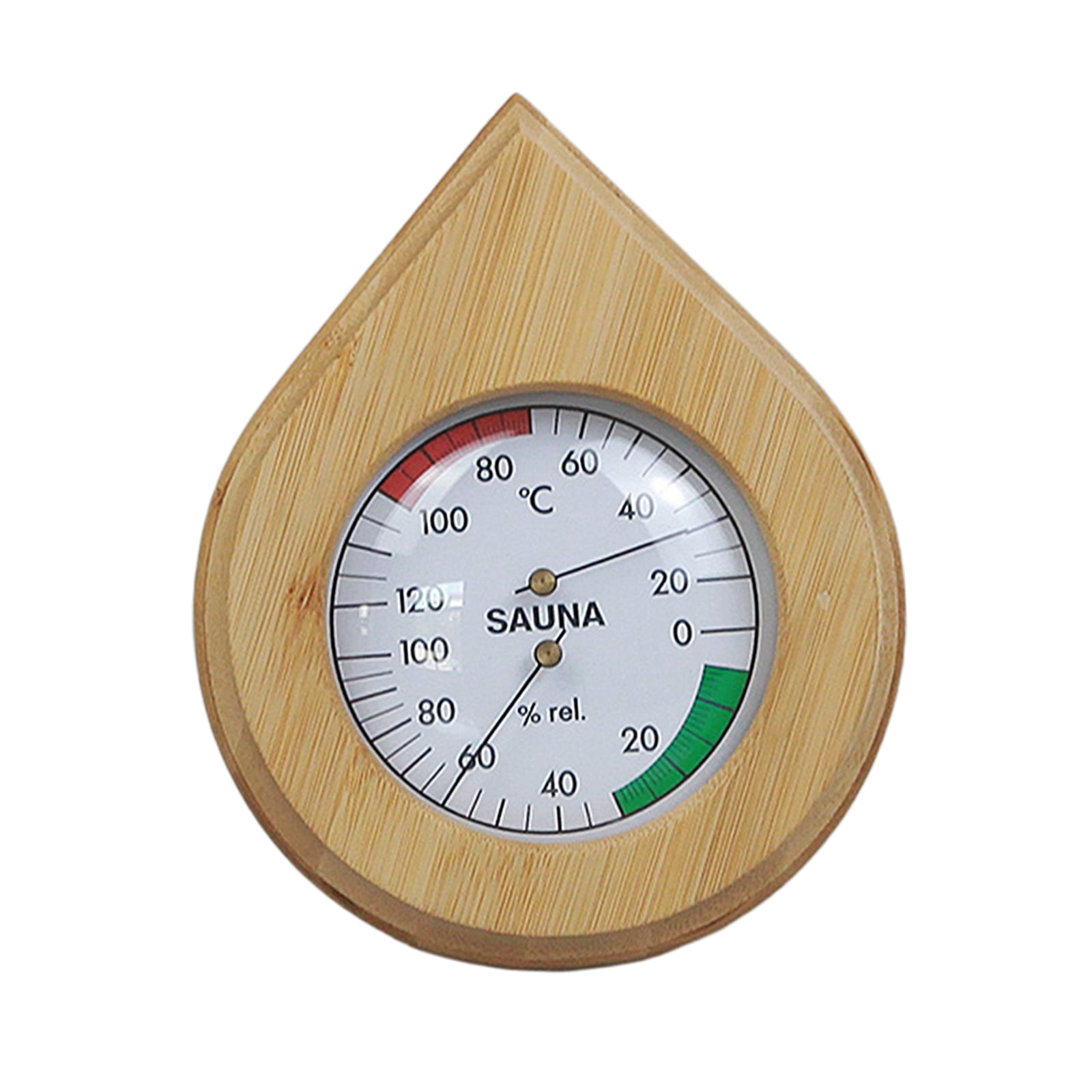 Sauna Hygrothermograph Durable Zimmer Thermometer Feuchtigkeit Display Dekor 