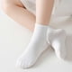thumbnail image 5 of Kids' 3-Pack Solid Color Cotton Sports Socks for Boys and Girls - Moisture Wicking, Odor Resistant, Everyday Wear, 5 of 6