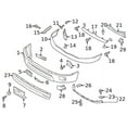 thumbnail image 2 of New Genuine Nissan Bracket-Front Bumper Side,Rh 62224EZ00A / 62224-EZ00A OEM, 2 of 10