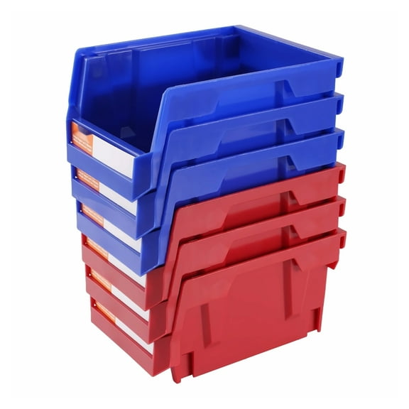 Plastic Storage Bins 24-Pack, 5x4x3 Inch Stackable Organizer Containers