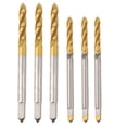 thumbnail image 2 of Spiral Fluted Tap High Speed Steel Tap, Gold Hand Tool Tap Spiral Tap, for Steel Plate Processing Stainless Steel, 2 of 8