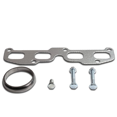 DNA Motoring GKTSET-NA02-L4 For 2002 to 2006 Nissan Altima 2.5L L4 Aluminum Exhaust Manifold Header Gasket Set 03 04 05