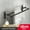 Black 40cm, variant on Self Adhesive Bathroom Towel Holder Shelf without Drilling Punch Free Towel Rack Double Bar Wall Mount Shower Towel Hanger Rail
