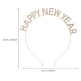 thumbnail image 2 of 1Pc Fashion Letter Rhinestone Headband HAPPY NEW YEAR Hair Decor for Party, 2 of 8